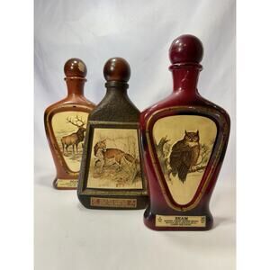 Beam's Choice 8 Year Old Kentucky Straight Bourbon Whiskey Decanter Set
